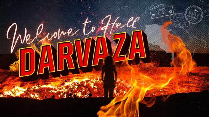 Las llamas del pozo de Darvaza